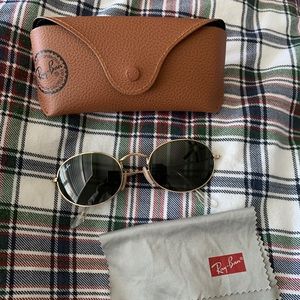 Ray ban flat oval sunglasses